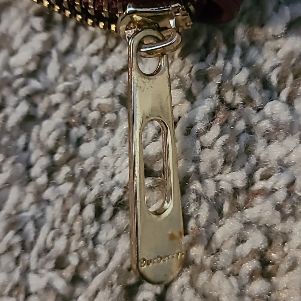 Burberry Burgundy and Beige Wallet - Picture 5 of 8